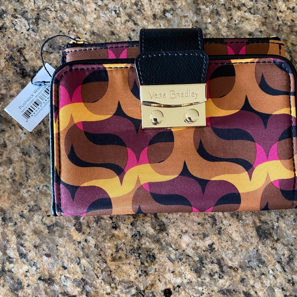 Vera Bradley PushLock Wallet
